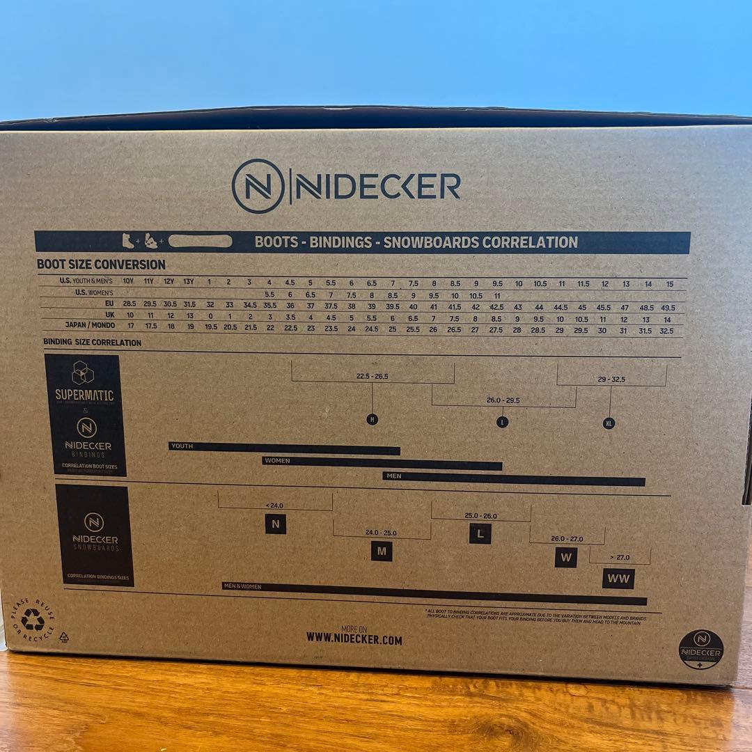 Nidecker Supermatic ビンディング ブラック