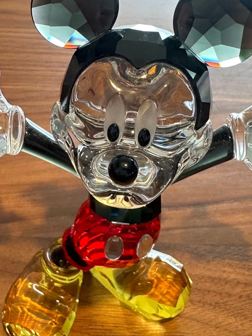 【美品】スワロフスキー クリスタル フィギュア ミッキーマウス Disney