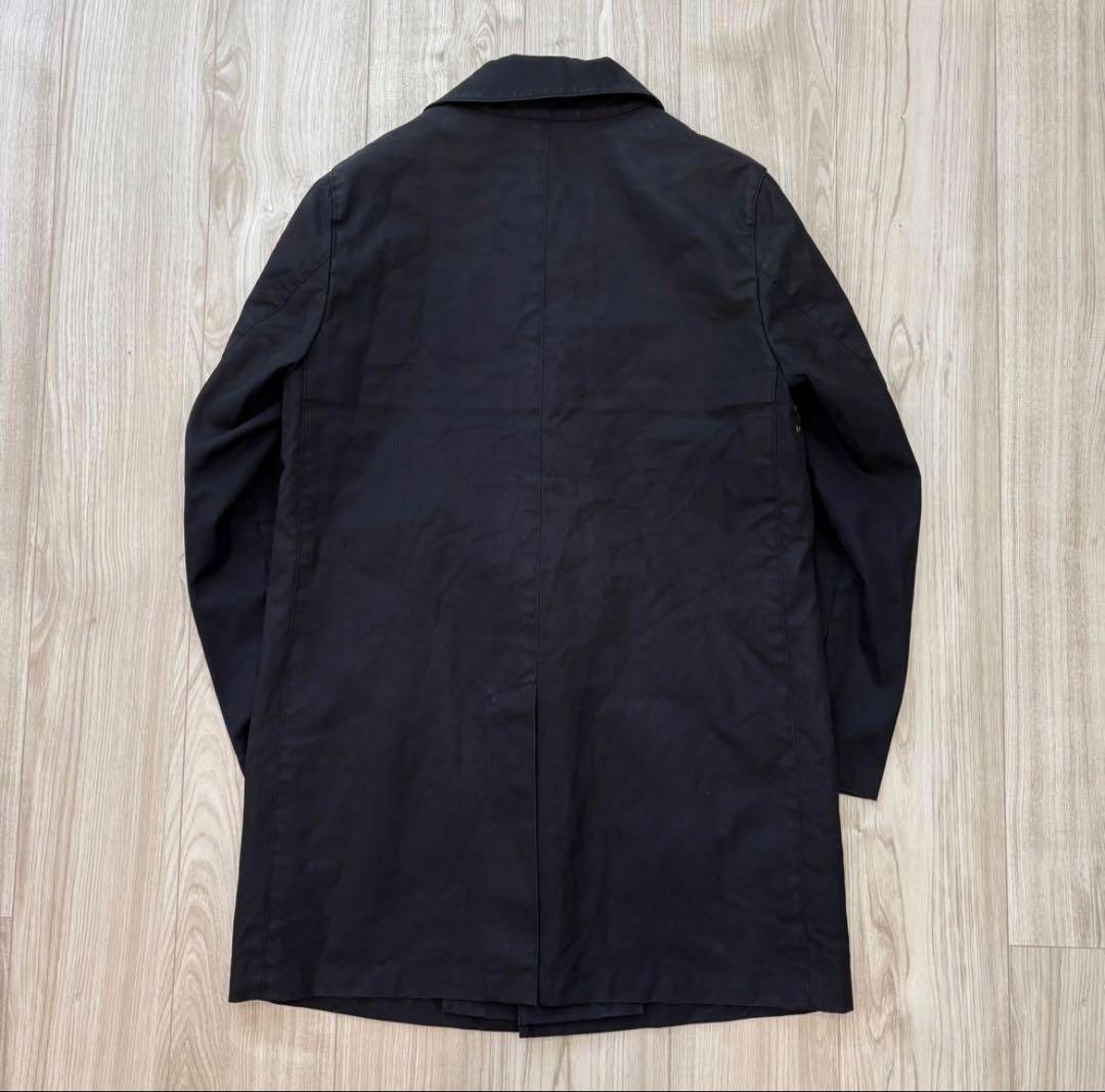 MACKNTOSH LONDON ゴム引きコート ライナー付ブラック 38