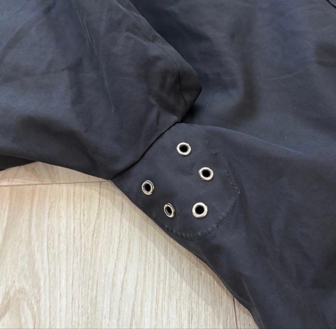 MACKNTOSH LONDON ゴム引きコート ライナー付ブラック 38