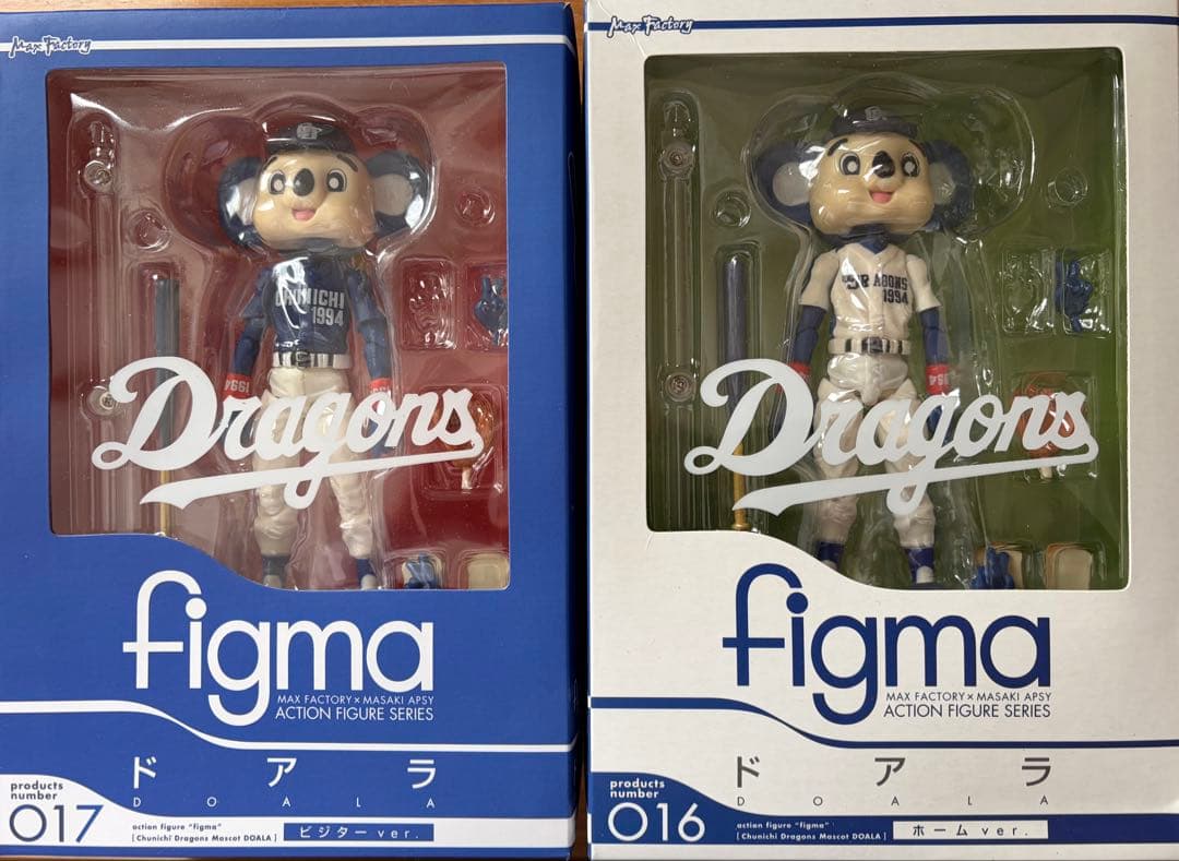 ドアラ figma ドラゴンズ ホーム&ビジター　2体セット