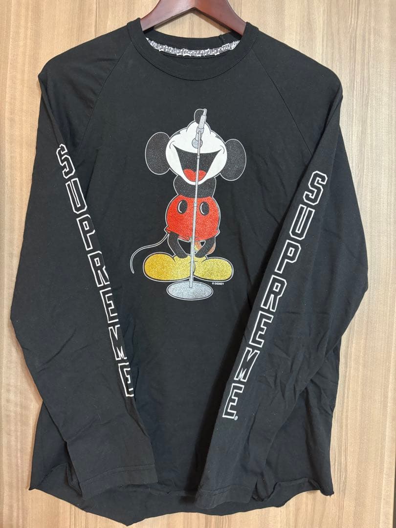 トップス supreme Number(N)ine Mickey Mouse Raglan