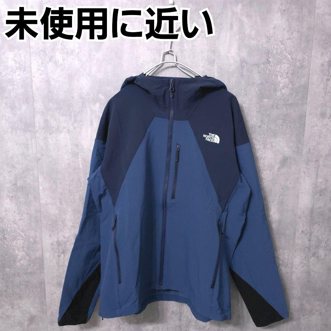 未使用級　THE NORTH FACE 　ハンマーヘッド　フーディ　L　ネイビー