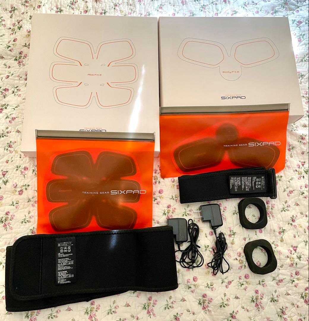 再値下げ【極美品】SIXPAD アブズボディセット2 取説あり　充電式アプリ対応