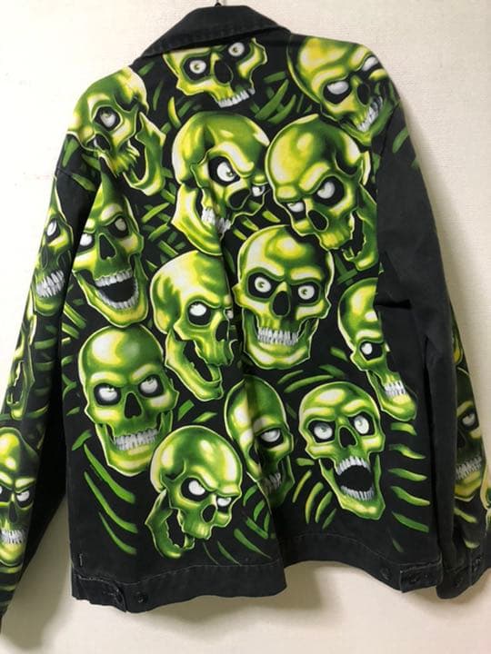 supreme スカルジャケット