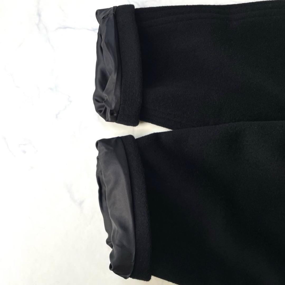 シップスエニィ 25AW バルマカーン コクーンコート ロング ウール ブラック