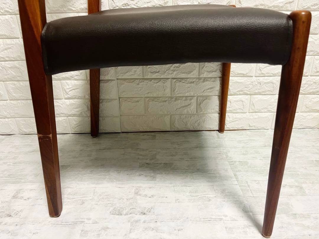 筑波産商　ダイニングチェア　2脚　椅子カバー付き