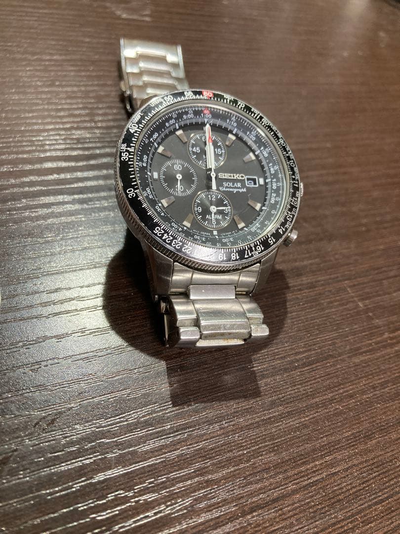 SEIKO ソーラー クロノグラフ 腕時計