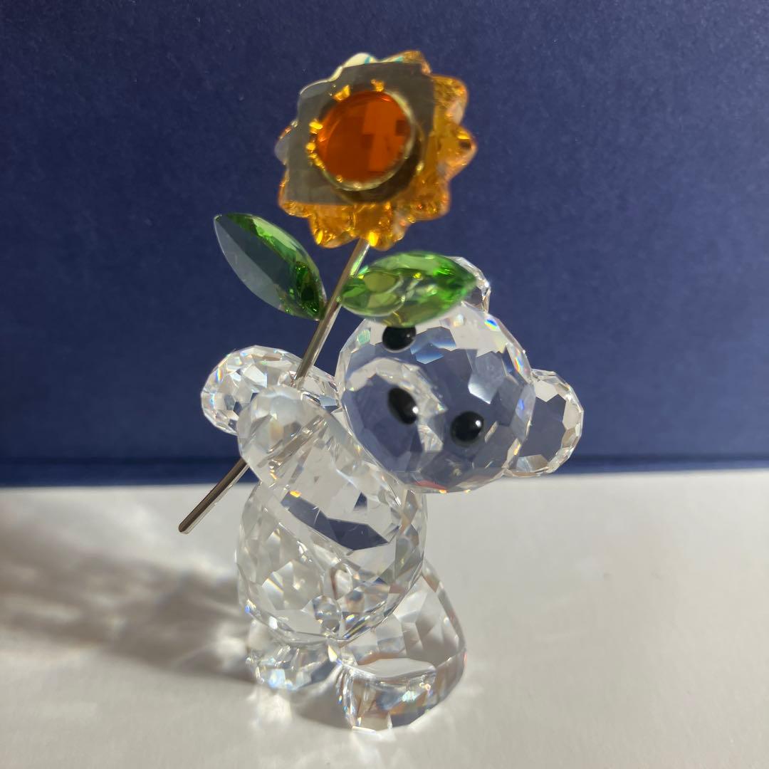 【新品・未使用】SWAROVSKI KRISベア　クリスベア　ひまわり