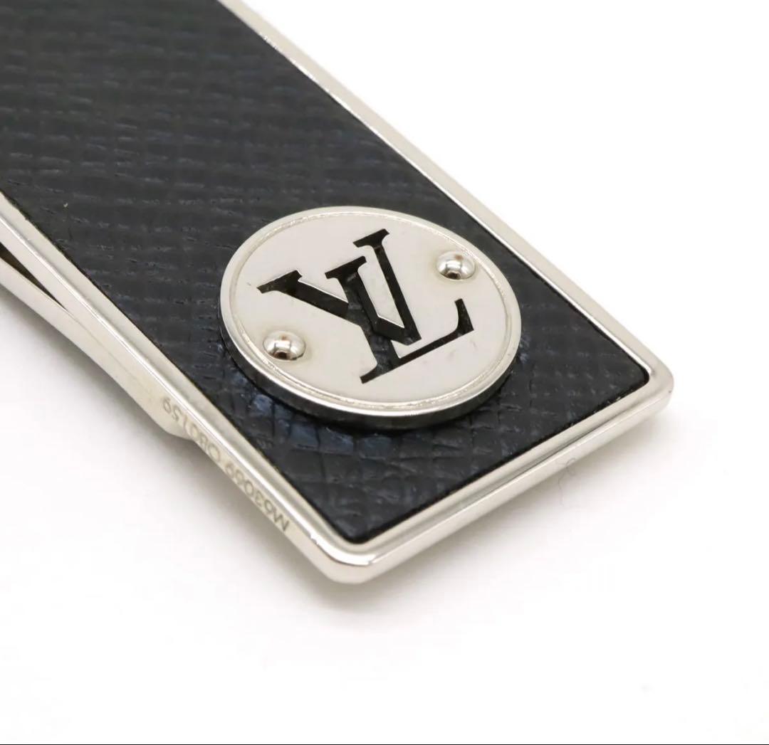 ルイヴィトン　マネークリップ　札ばさみ アルドワーズブラック 黒 シルバー