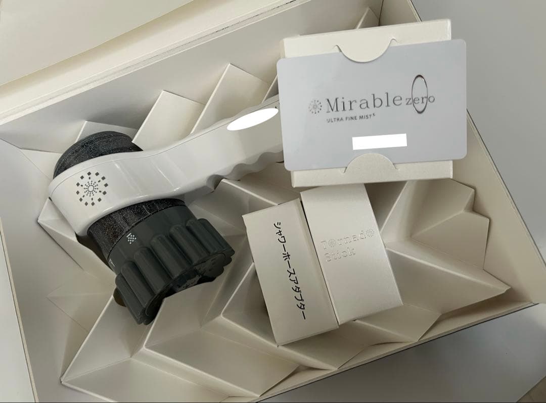 【新品/未使用】Mirable zero シャワーヘッド 付属品付き