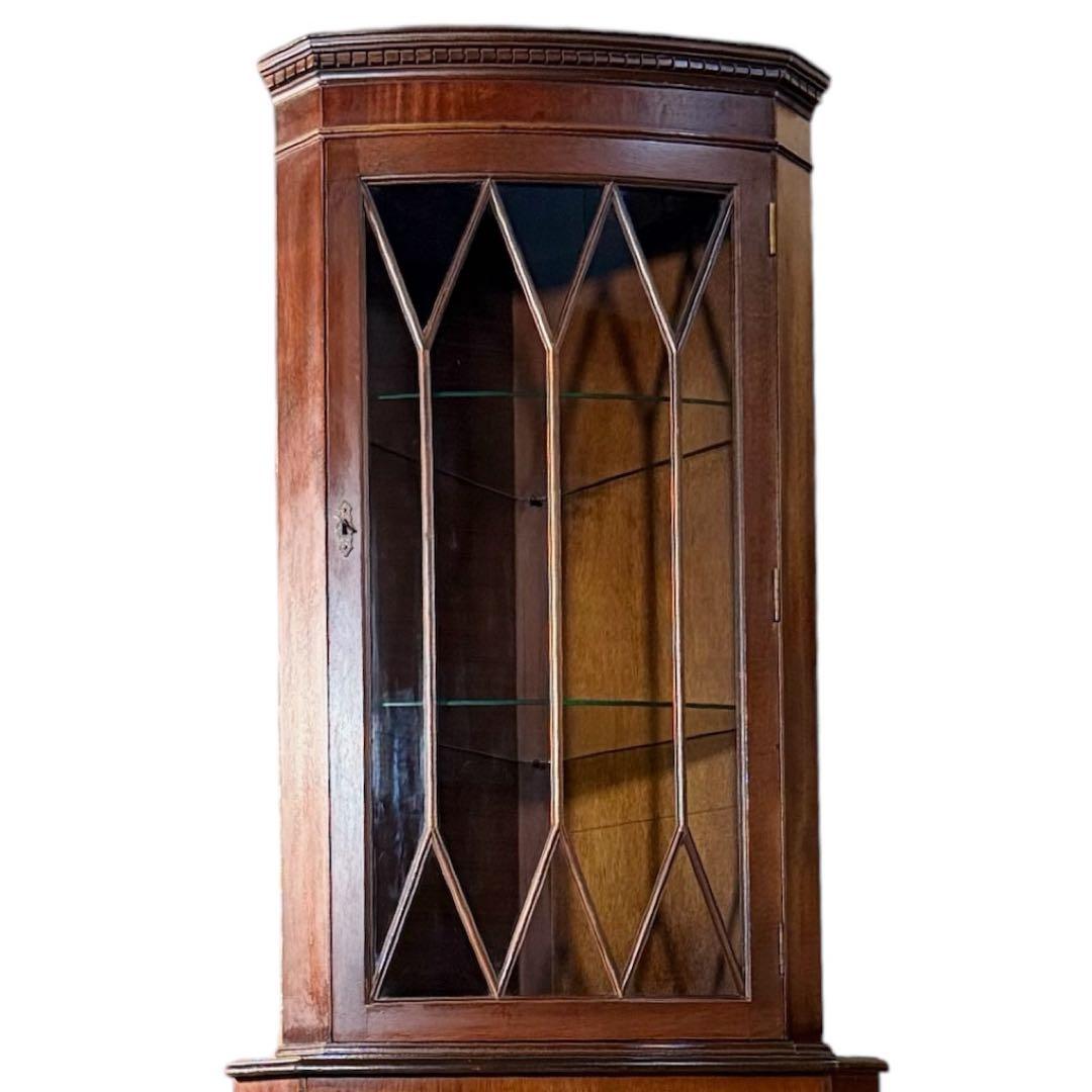 HR652 イギリス　英国　ビンテージ コーナーキャビネット