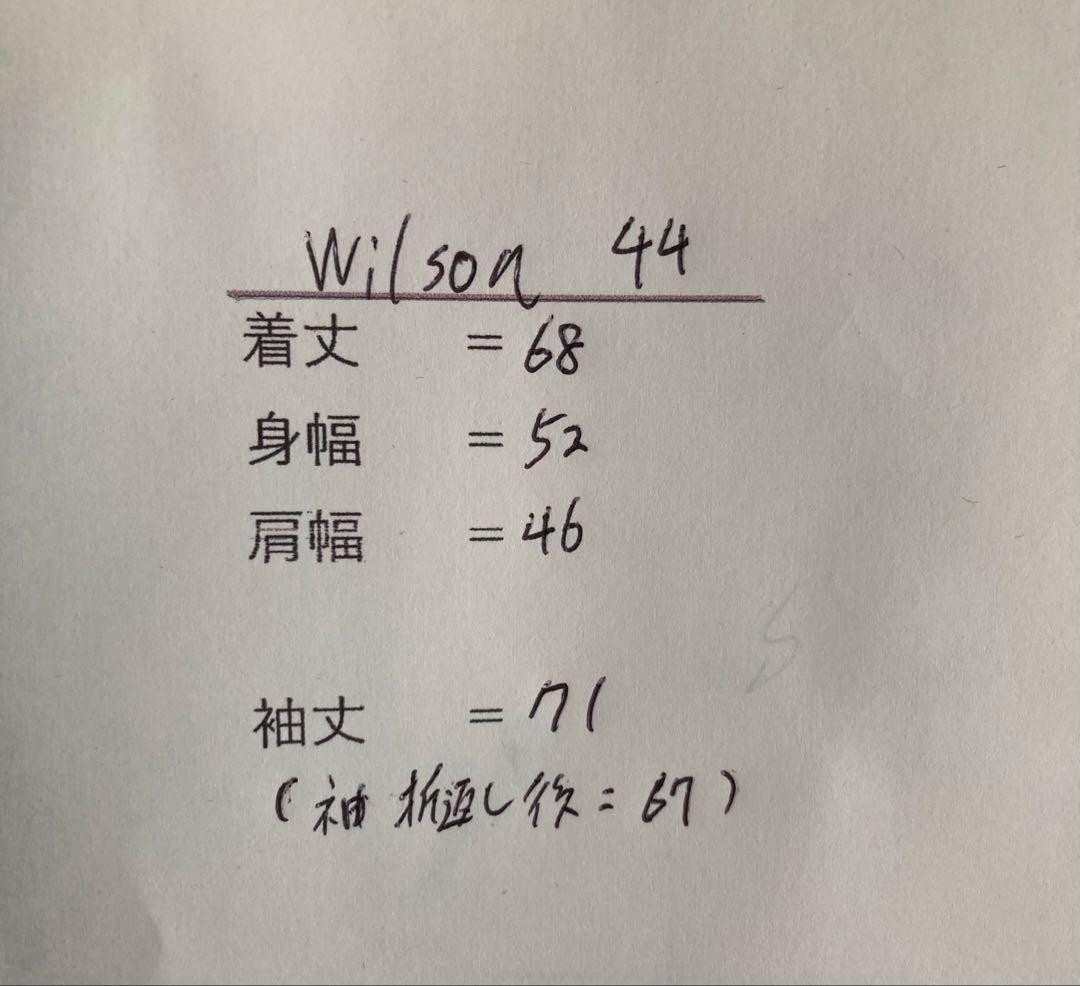 希少 60s ビンテージ Wilson 黒 レタード カーディガン USA製