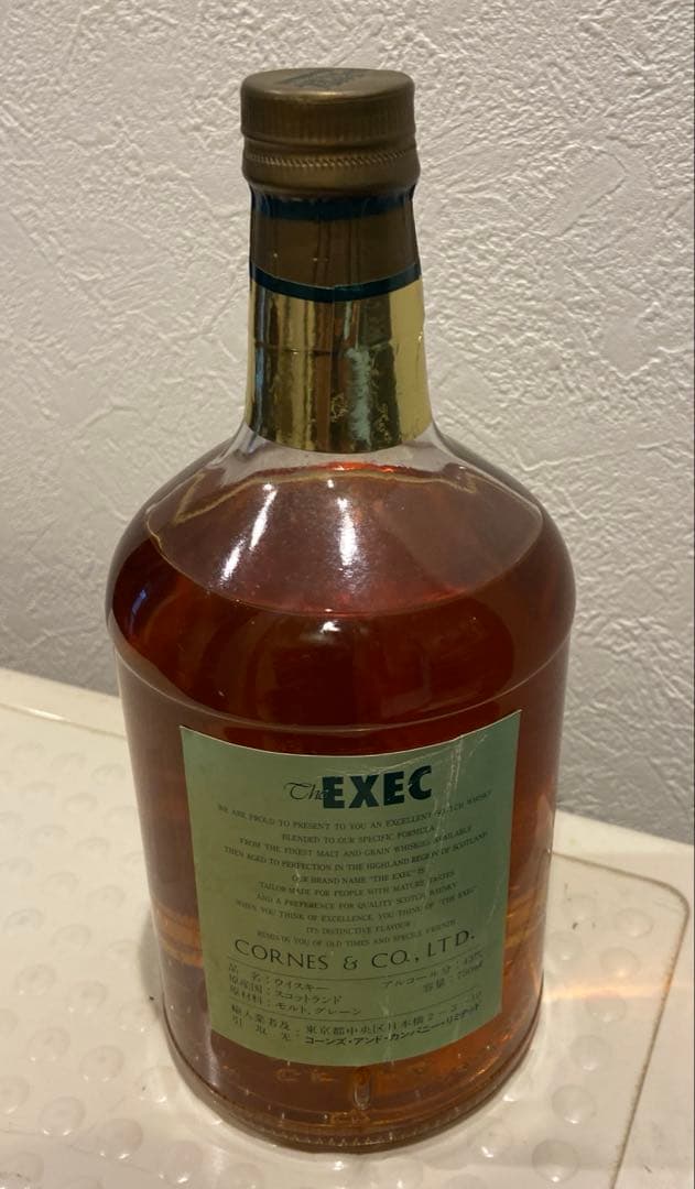 スコッチウィスキー　The EXEC 12年　43度　750ml