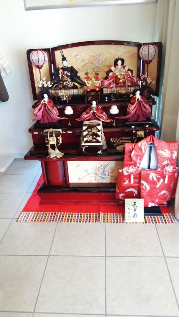 ひな人形　3段飾り　岩槻人形