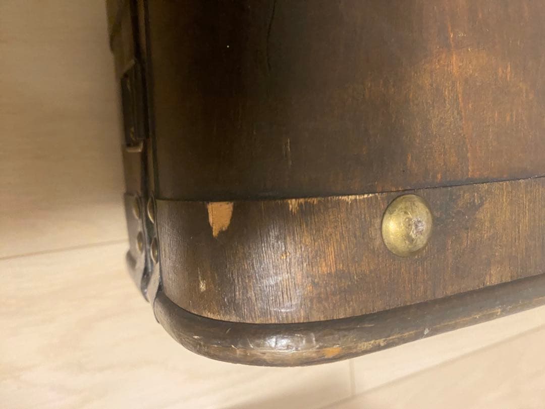 アンティーク レトロ ヴィンテージ 木製 トランク 天然木 収納 お洒落