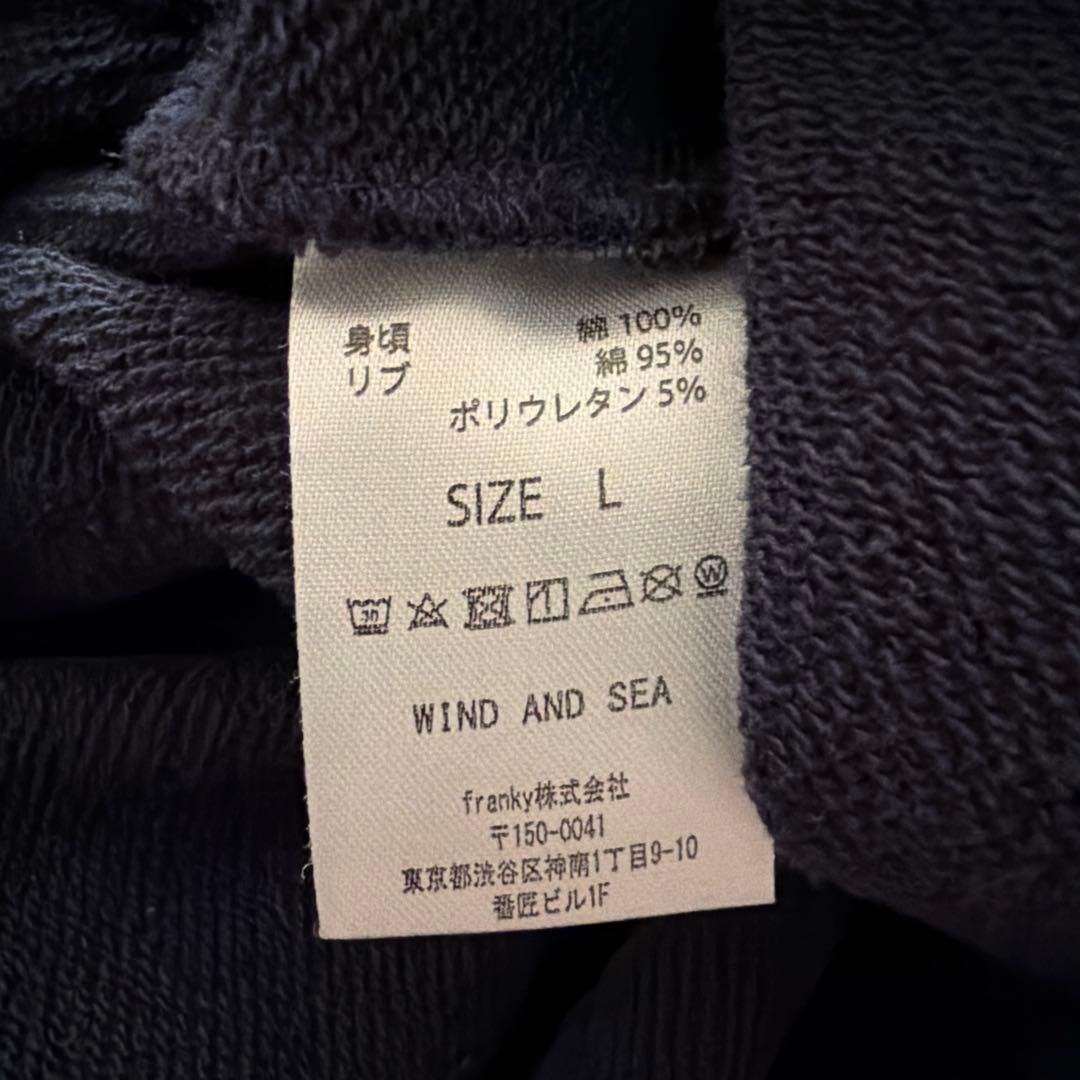 トップス WIND AND SEA/Straight Hooded Sweatshirt