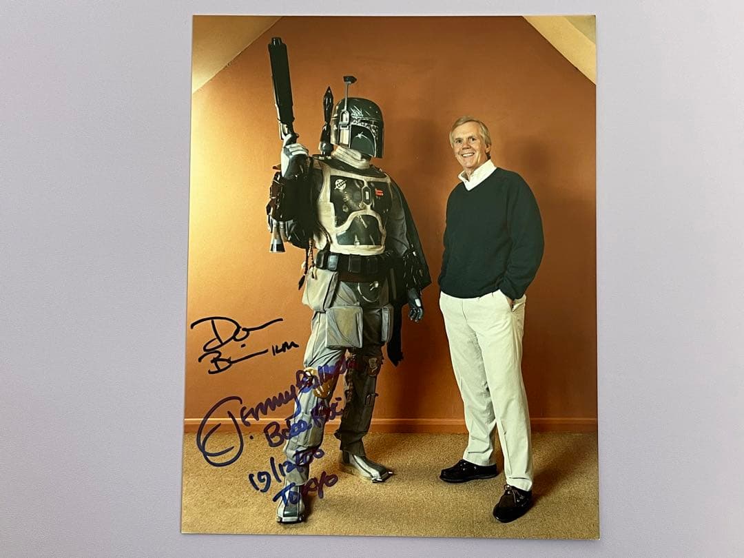 スターウォーズ　直筆サイン　２名　ボバ・フェット　役　スタント