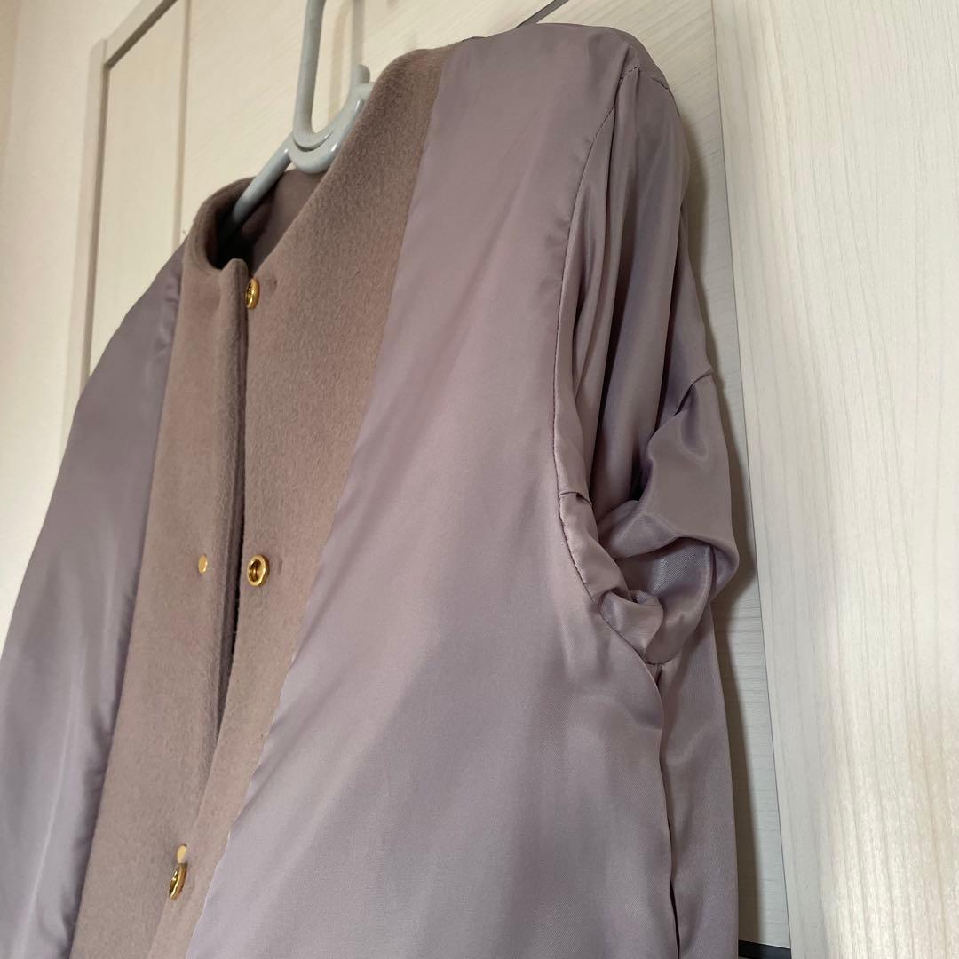 ド*.様 UNITED ARROWS ノーカラー コート