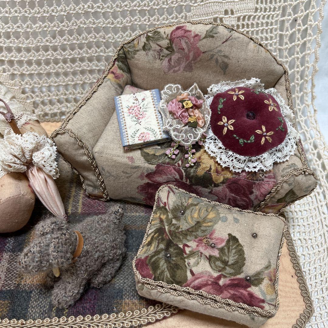 マニー・オタンジャディス布物　コラージュ・テディベア ・テリア