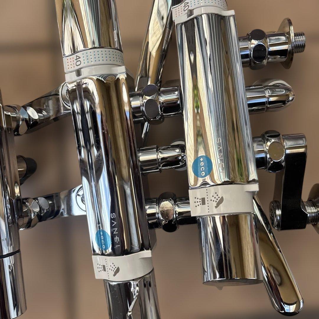 SANEI シャワーヘッド 温度調整機能付き5個組