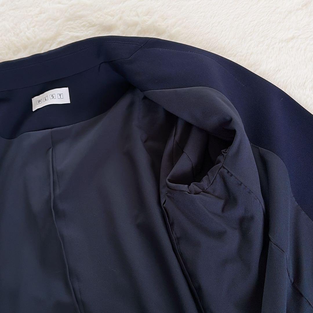 極美品✨【プラステ】テーラードジャケット パンツ スーツセットアップ ネイビーS