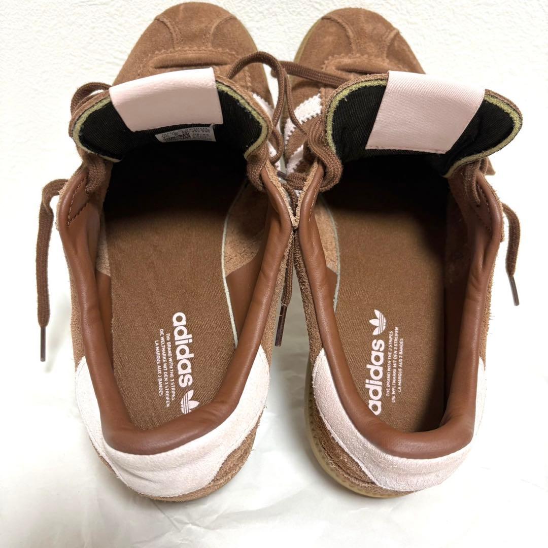 【値下げ】アディダス スニーカー バミューダ 24.5cm ブラウン スエード