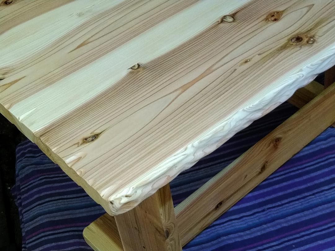 出来たてどうぞ木の良い香り！コヤ木工こだわり制作！国産天然木●ダイニングテーブル