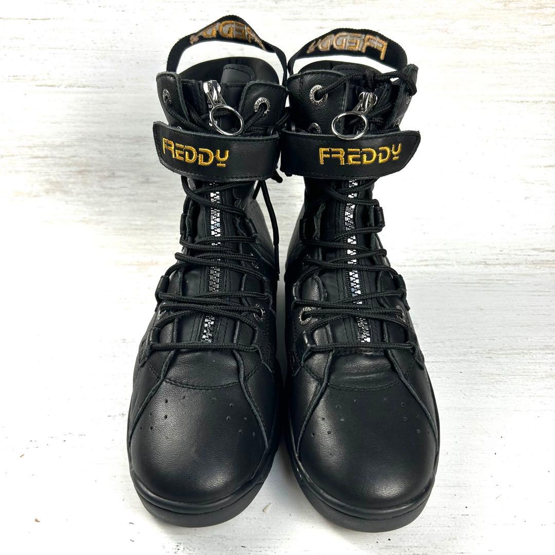 フレディ FREDDY 589 2.0 ハイカット ダンスシューズ 黒　24.0