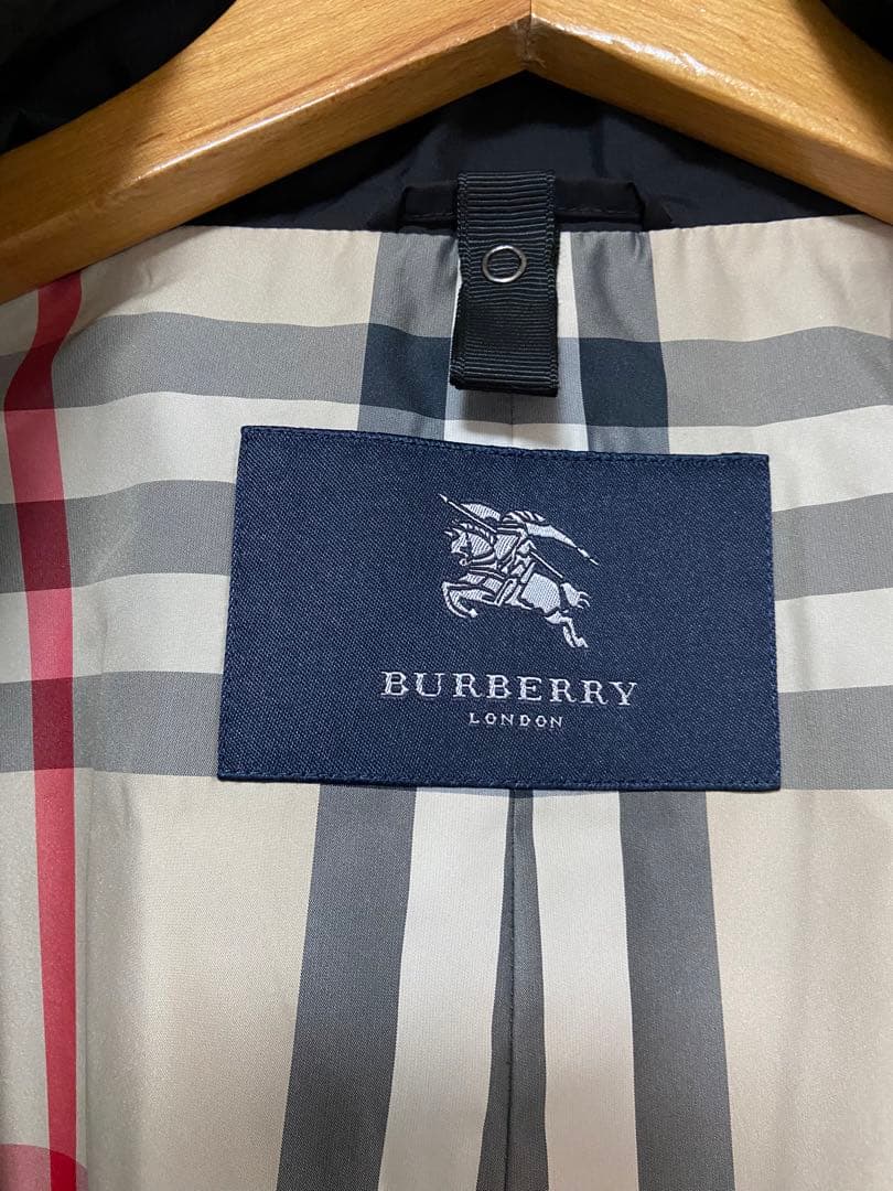 バーバリーロンドン メンズコート ライナー脱着 ノバチェック