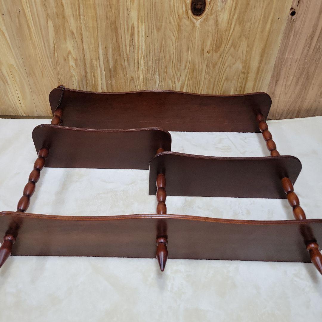 昭和レトロ ミッドセンチュリー najico 木製壁掛けラック 飾り棚 古家具