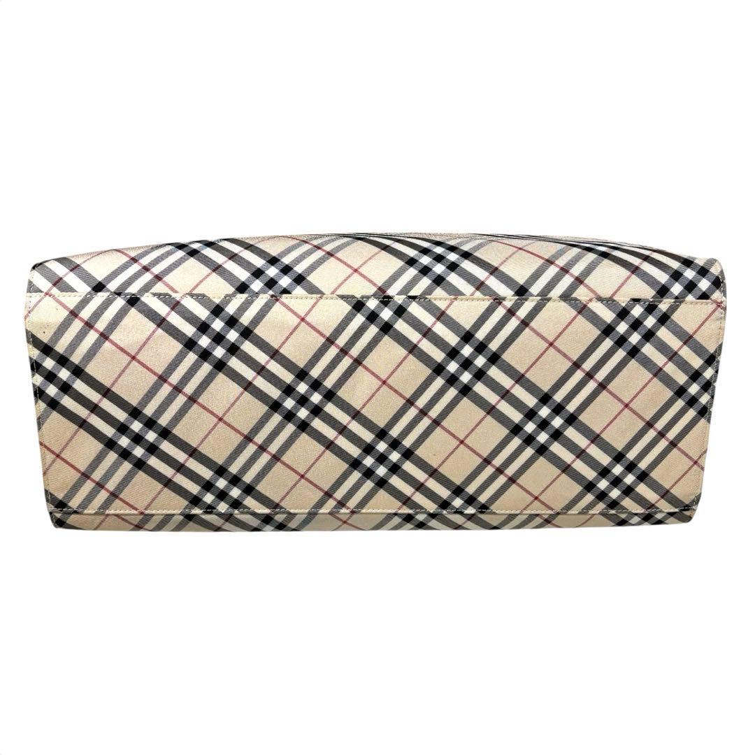 極美品　BURBERRY BLUE LABEL ノバチェック　トートバッグ B4