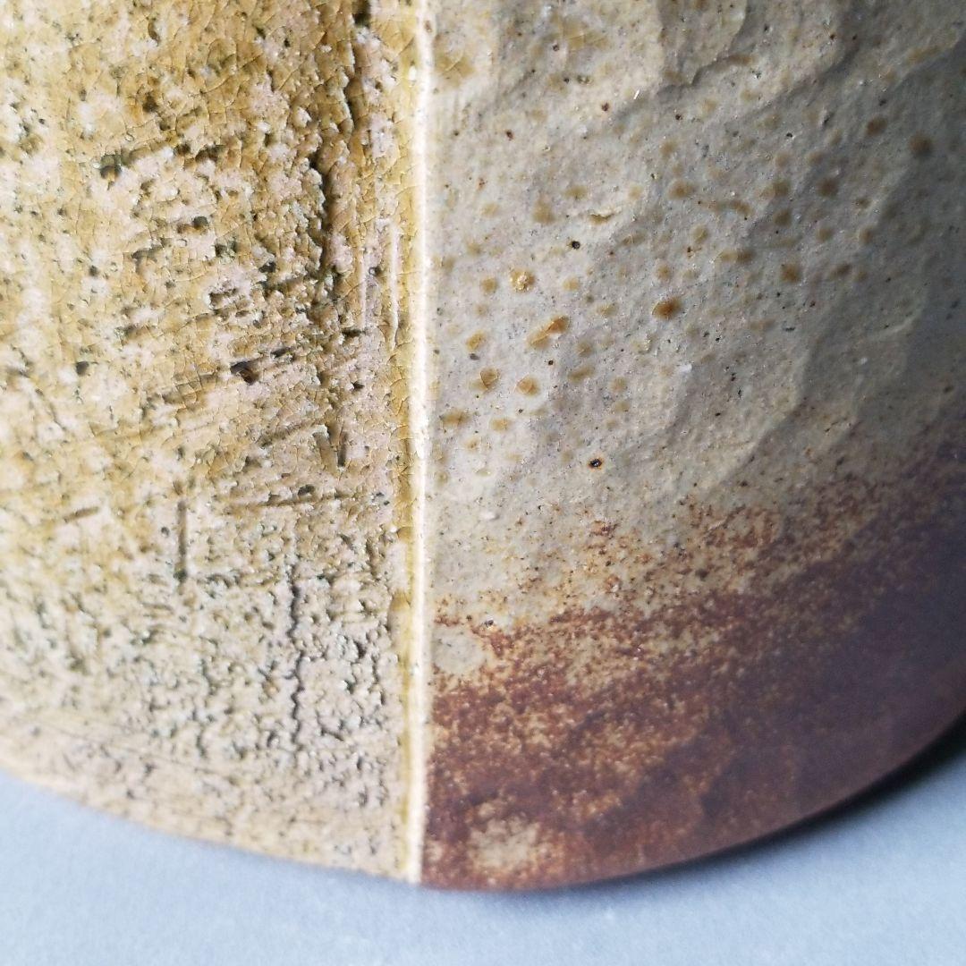 信楽焼傘立て前茶彫  高さ４７cm