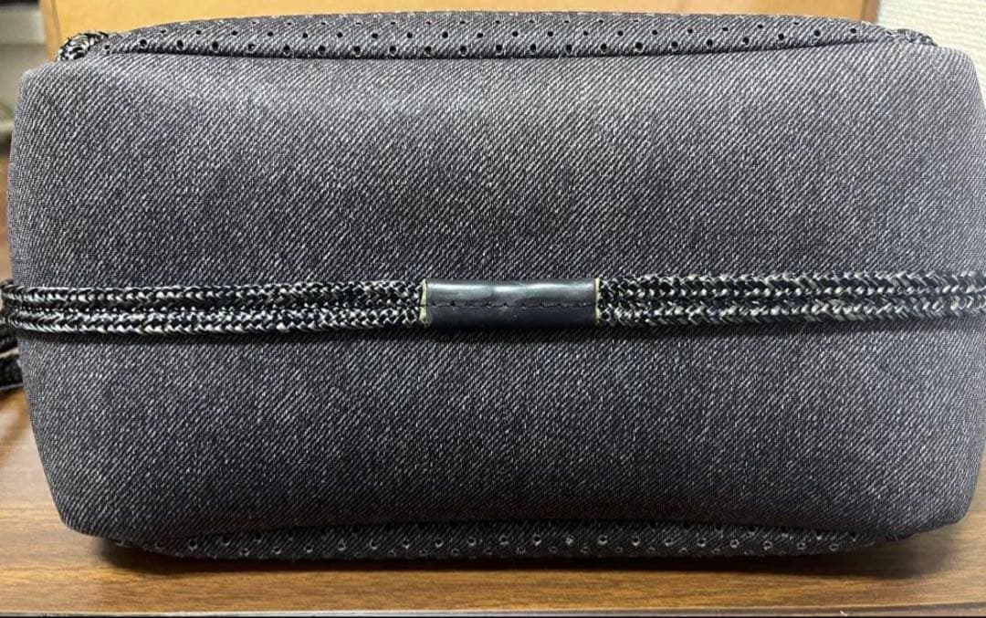 【美品】STATE OF ESCAPE トートバッグ グレー ブラックデニム