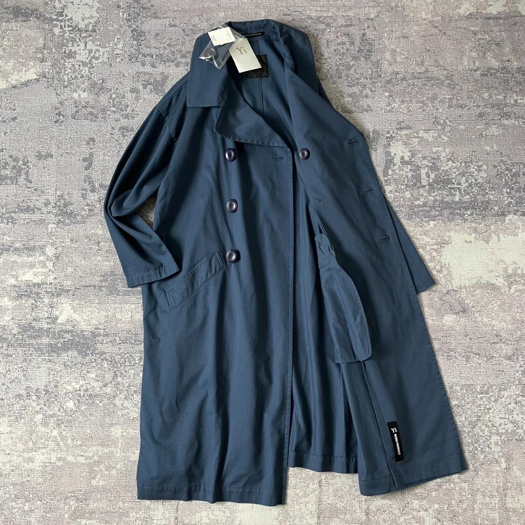 【新品未使用】Y’s COTTON TWILL LONG CAPE COAT