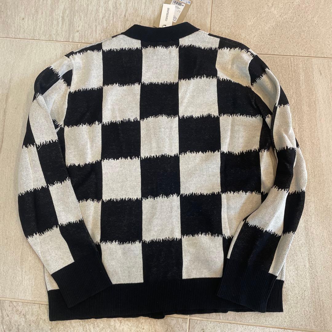 marimekko チェック柄カーディガン Sサイズ