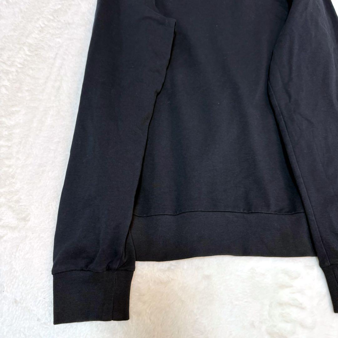 【美品】エンポリオアルマーニ Tシャツ ロンT スウェット　スエットブラック　M