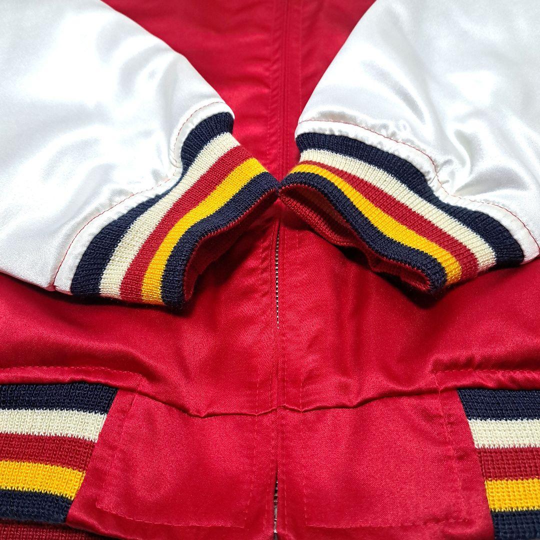 美品！デッドマン★レッドデビル刺繍 リバーシブル スカジャン