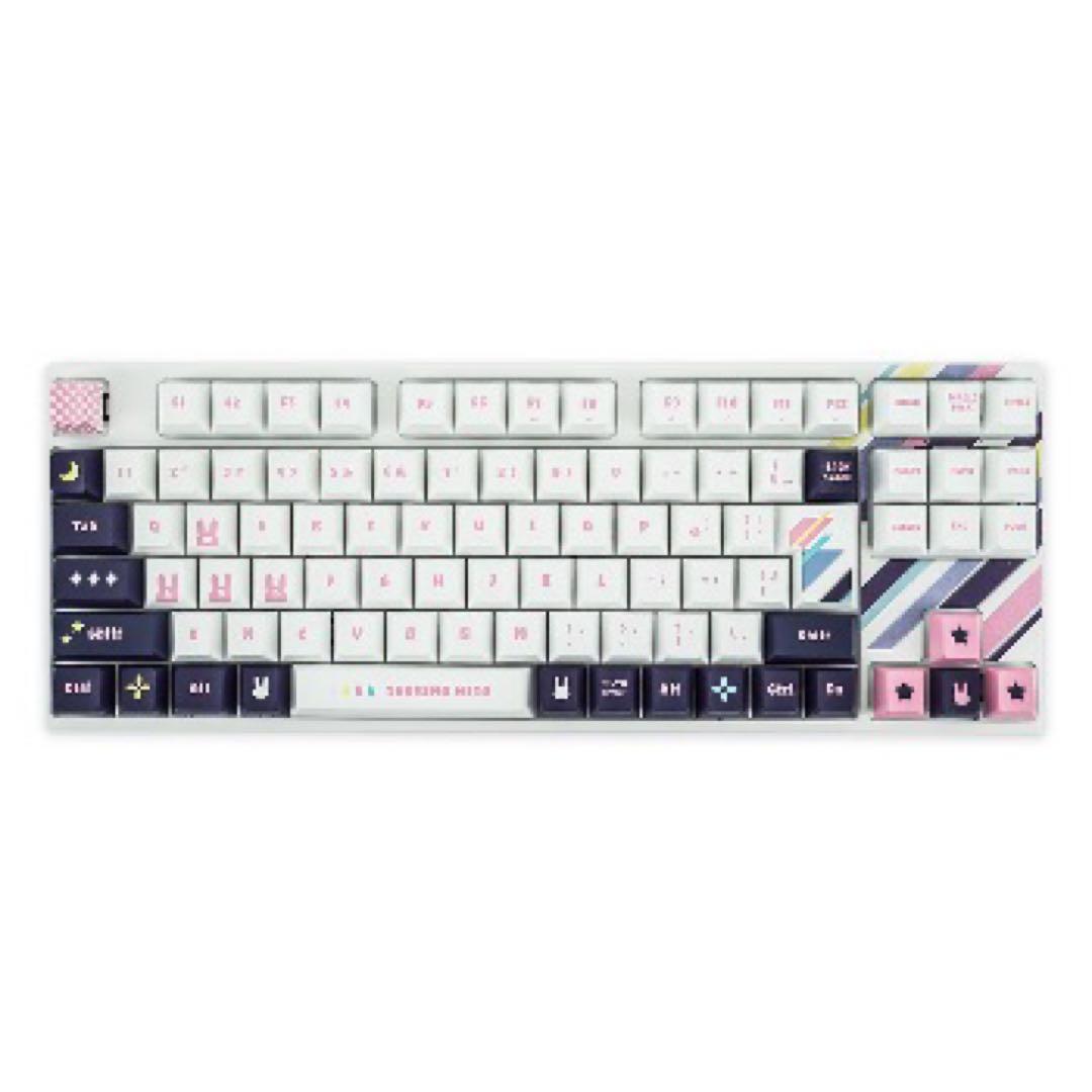 ふもコレ 月ノ美兎 キーボード スミレ軸 キーキャップ