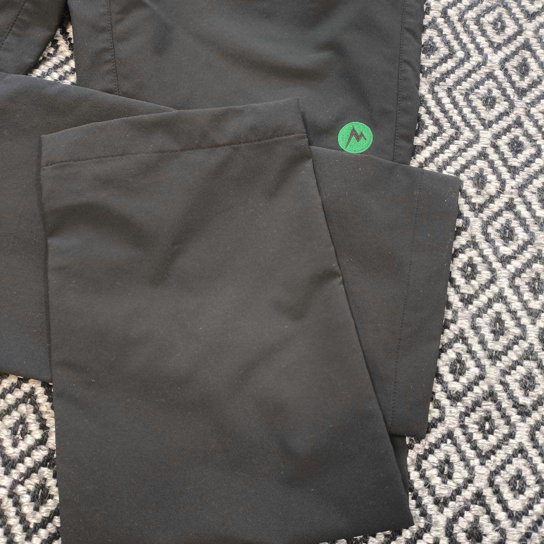 未使用　ビームスゴルフ　マーモット　パンツ　ブラック　グリーン　Sサイズ