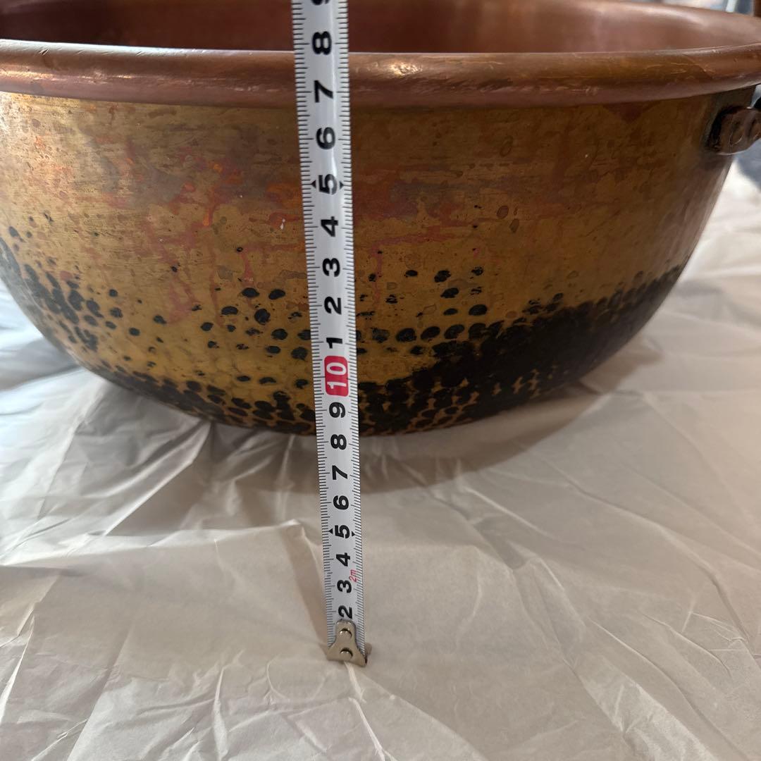 打ち出し さわり鍋 銅鍋 和菓子ジャムやあんこ鍋