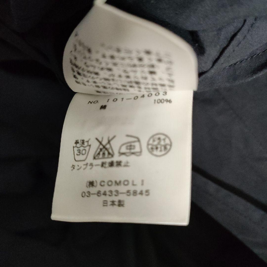 comoli タイロッケンコート　1 ネイビー　タイプライター