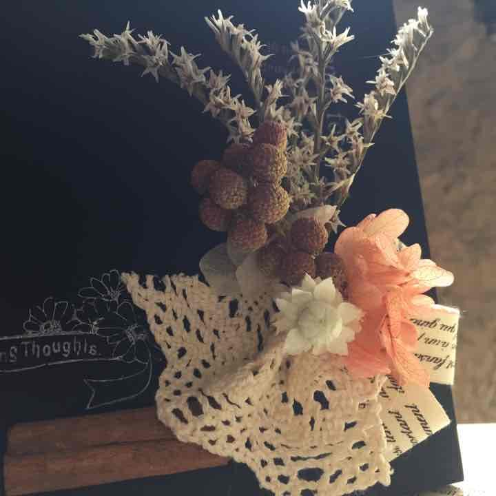 out ゆる〜り様 時計付き 黒板プレート❁