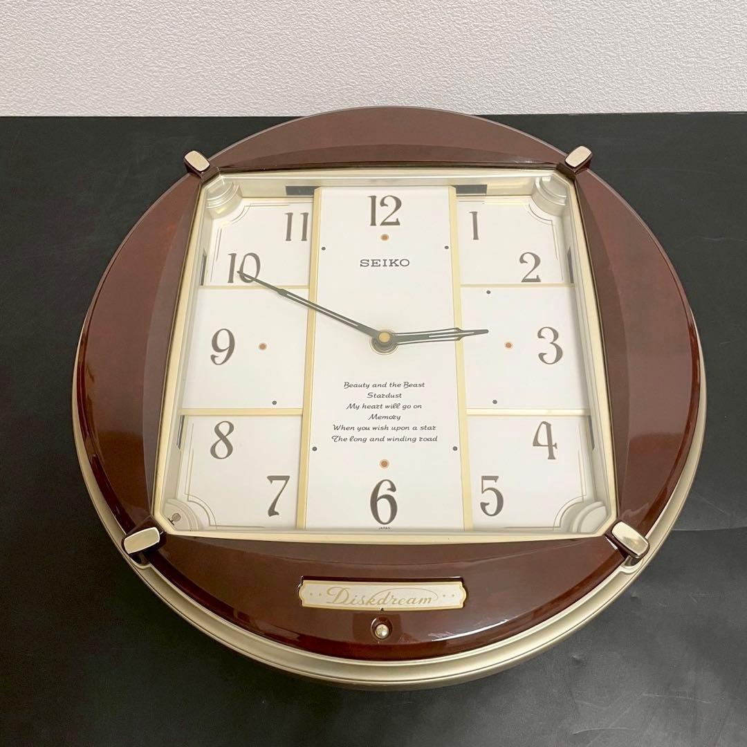 【希少品】SEIKO RE544Bディスクドリーム からくり時計