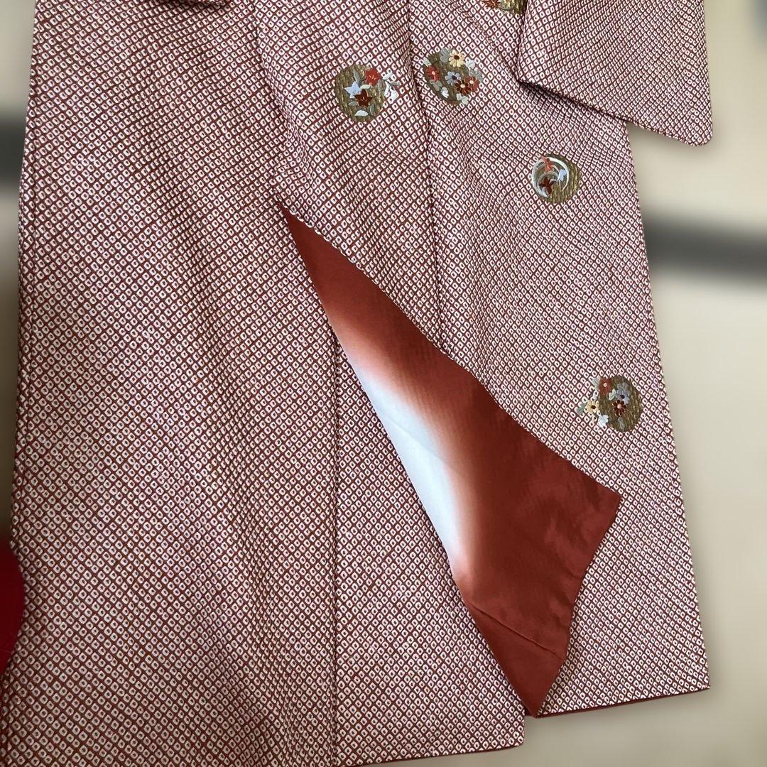 七五三　卒業式　正絹総絞り　着物