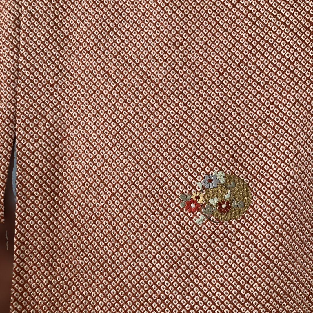 七五三　卒業式　正絹総絞り　着物