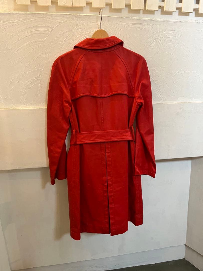 Comme des Garçons　コムデギャルソン　フェイクレザー　トレンチ