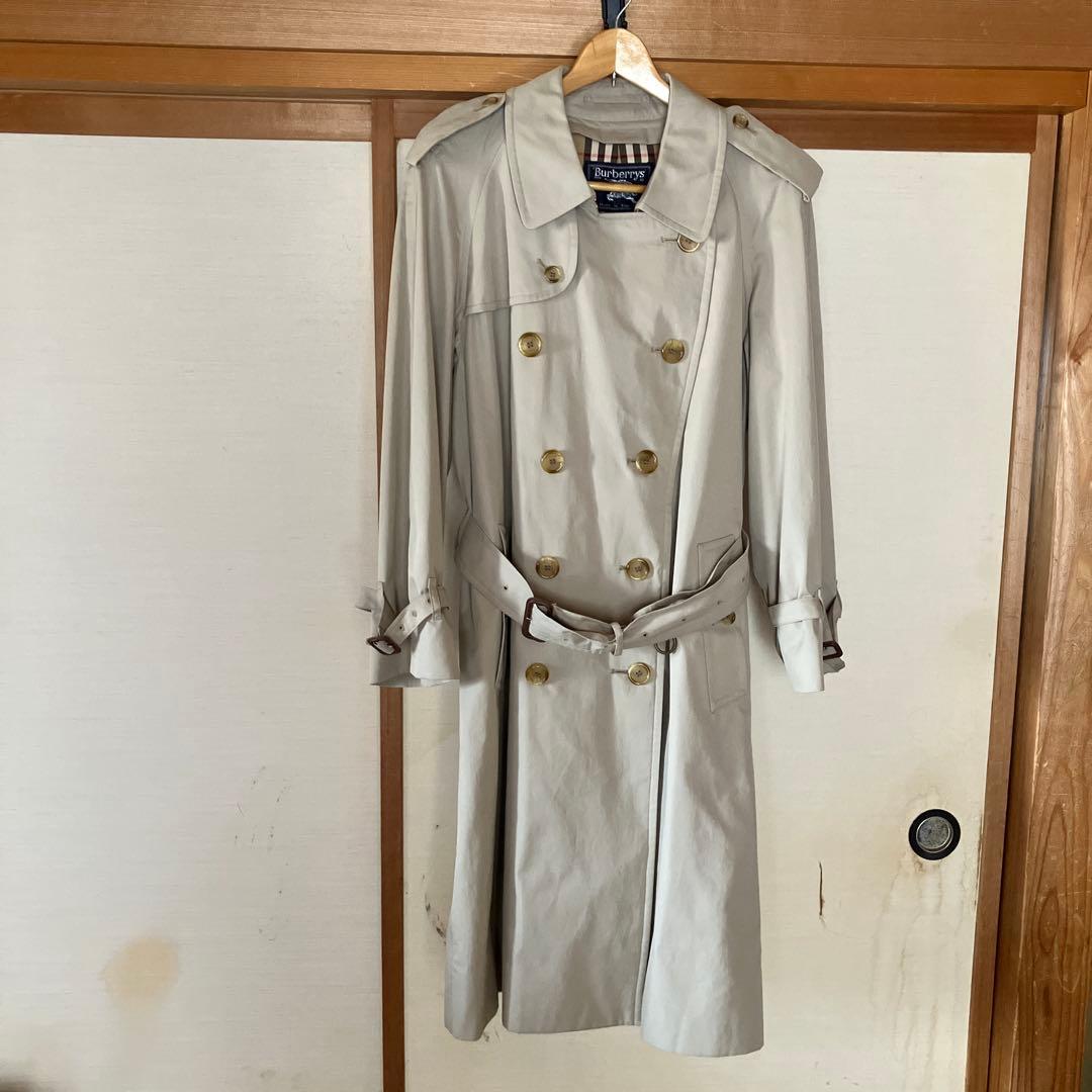 BURBERRYS ベージュ ダブルブレスト トレンチコート