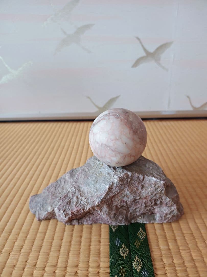 天然石 球体 置物