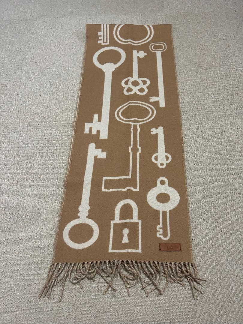 HERMES 鍵デザイン マフラー